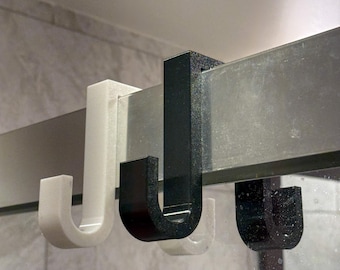 Anpassad duschdörr med dubbelkrok: Invändig/utvändig hängare