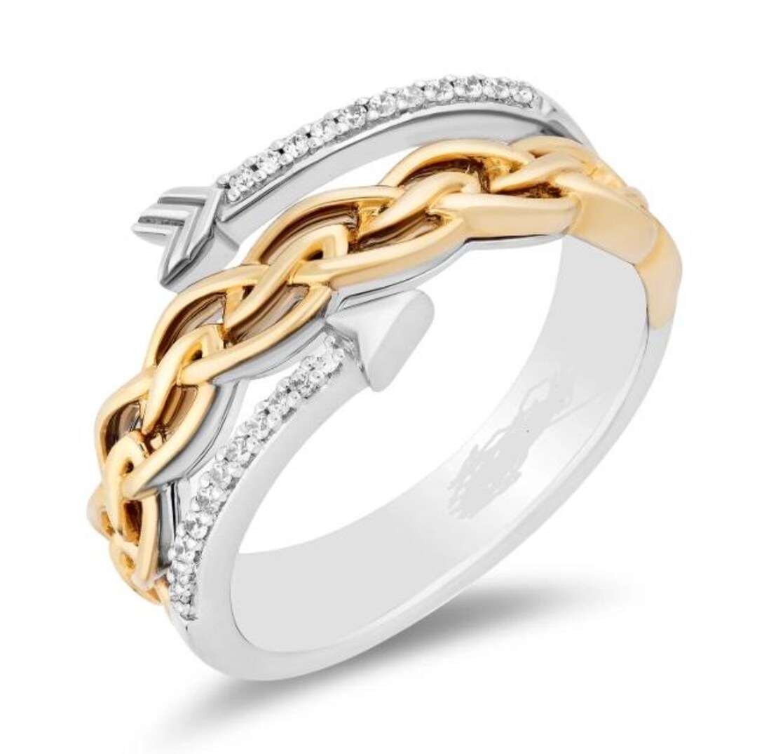 Enchanted Disney Fine Jewelry 14K Yellow Gold Over Sterling Silver With ...