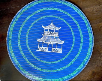 Pagoda Floor Mat Pink or Blue