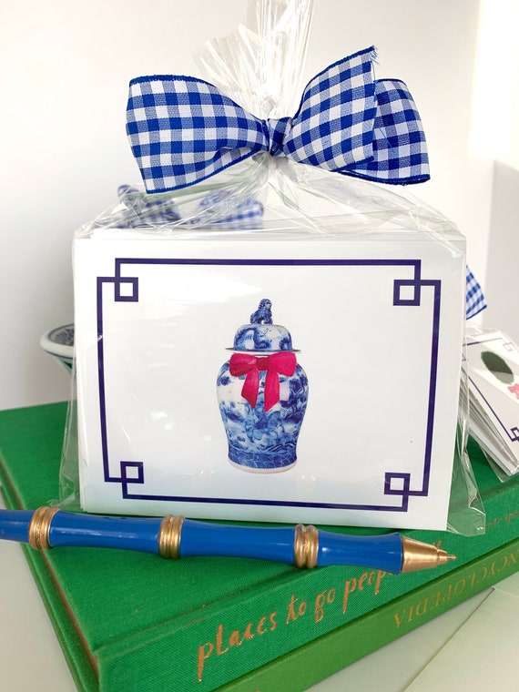 Ginger Jar Note Cards or Thank You Notes Etsy