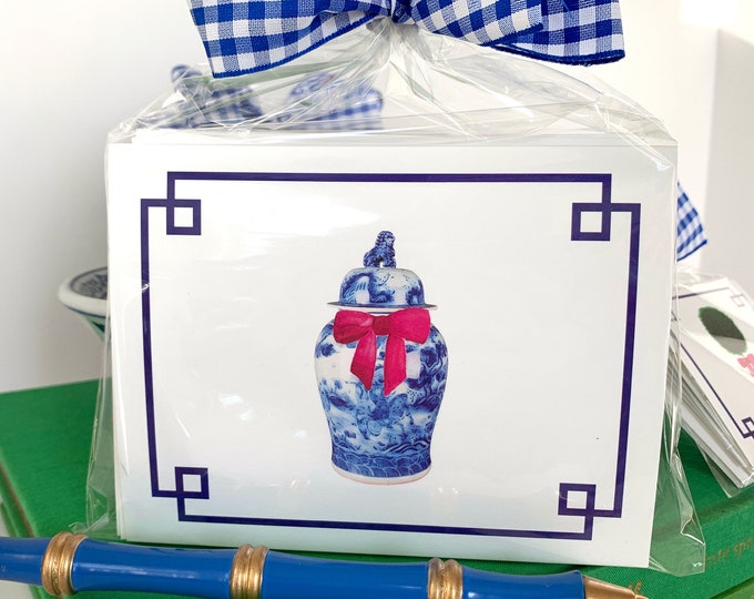 Ginger Jar Note Cards or Thank You Notes Etsy