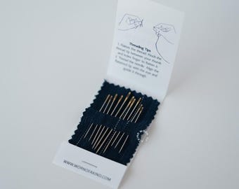 Zestaw igieł Sashiko Igły do haftu japońskiego Igła do szycia ręcznego Zestaw do wolnego szycia Sashiko Zestaw do widocznego cerowania Zestaw DIY Igły do pikowania ręcznego