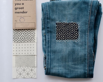 Simple Shippo Japanese Sashiko Kit Beginner,Hand Embroidery DIY