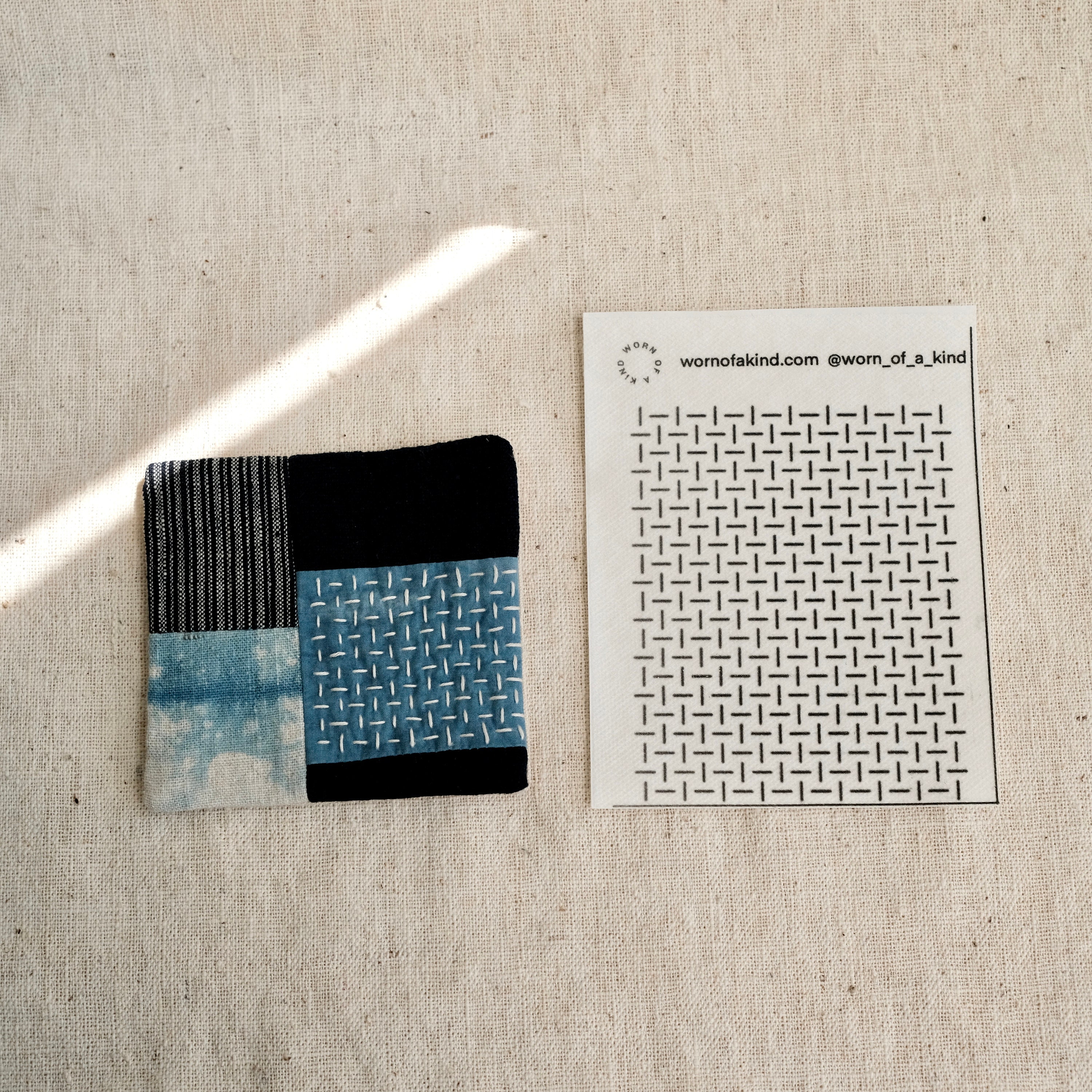 Kit 8 Stencil Per Ricamo Sashiko - Modelli Lavabili Ad Acqua Per Trapunto E Cucito A Mano - Ideale Per Principianti - Foto 9