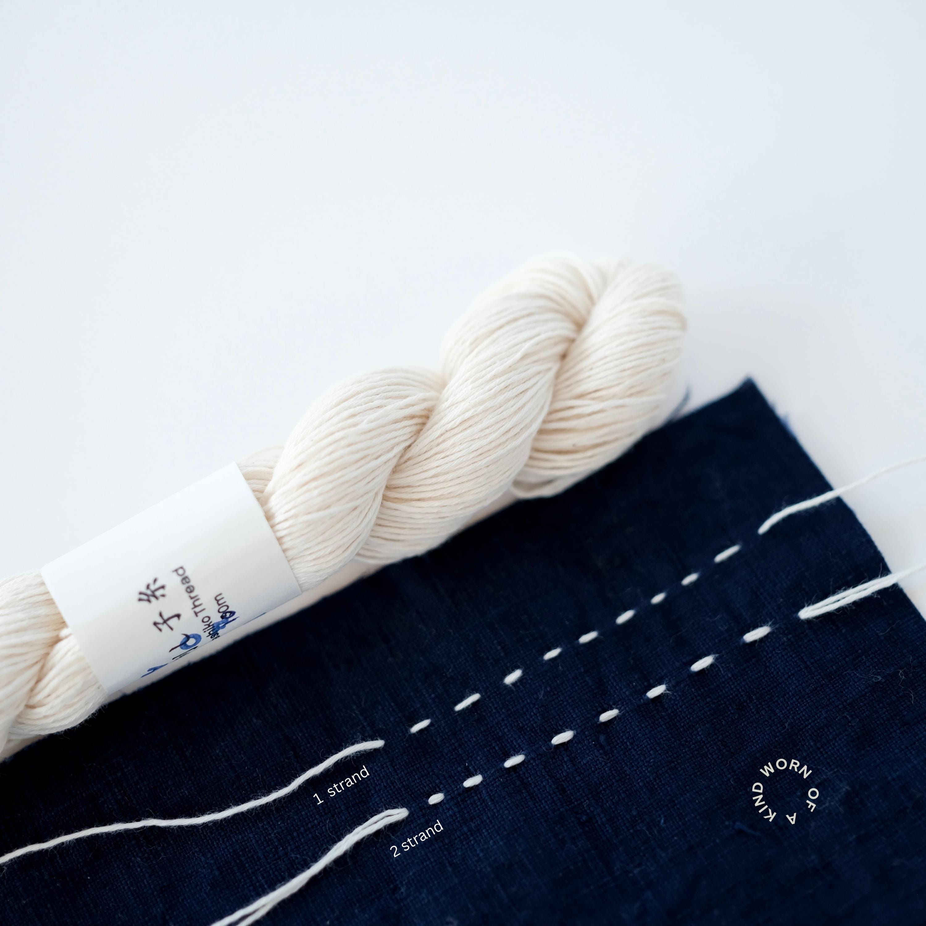 Filo Da Ricamo Non Sbiancato Per La Tintura Delle Piante - Foto 10