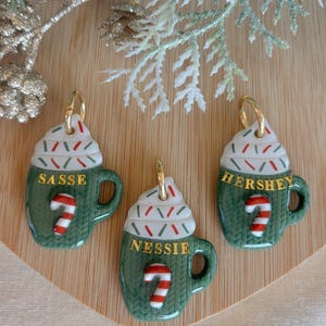 Coffee Mug Tag | Pet ID Tag | Clay Pet Tag | Pet Tag | Custom Pet ID Tag | Pet Accessories |