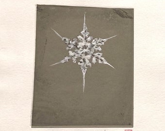 Snowflake - Original Etching