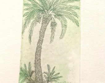 Palm Tree - Original Etching