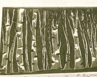 The Forest - Original Etching