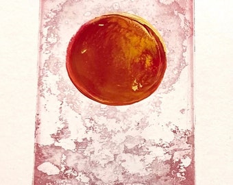 Sol / Sun / Luna - Original Etching