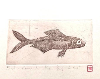 Fish - Original Etching