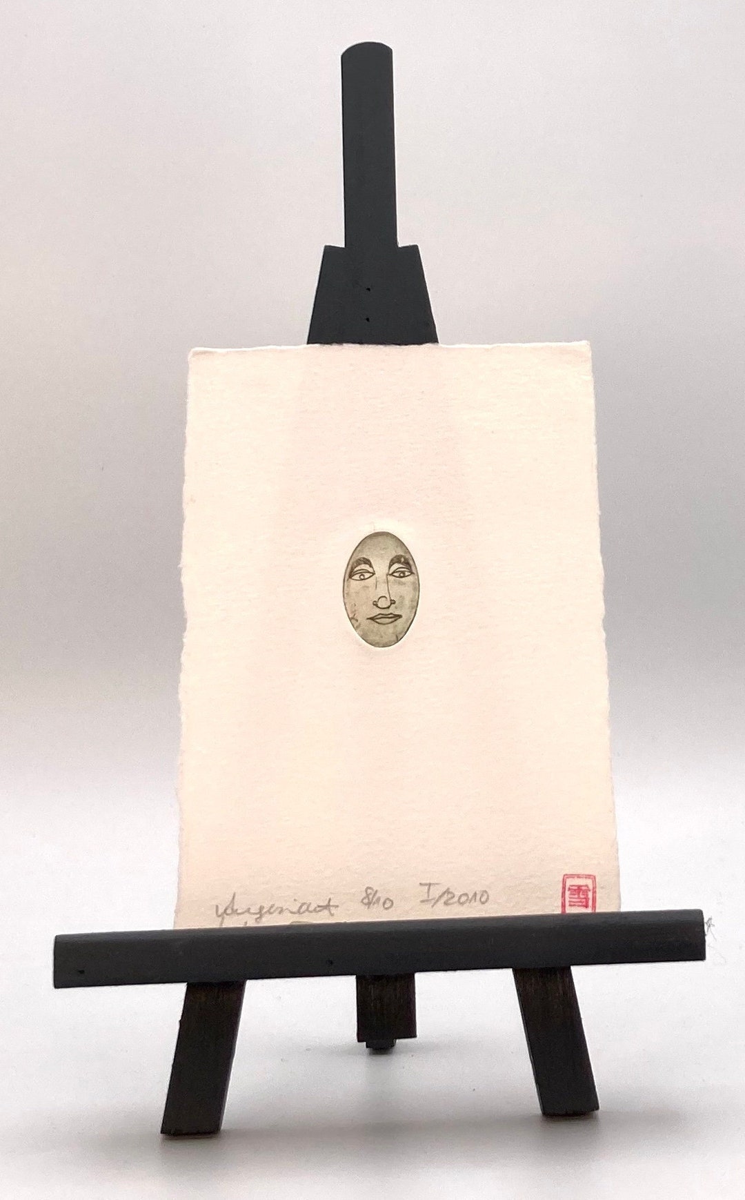 Angesicht (= Face, Countenance) - Original Etching - Etsy