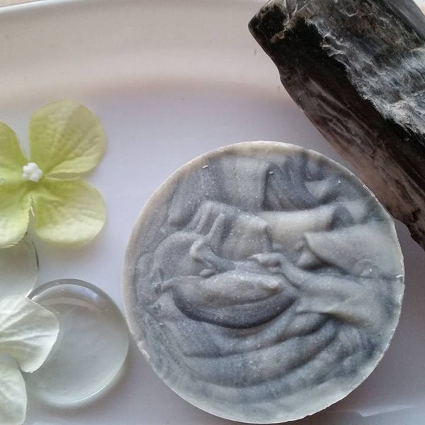 Rosemary & Peppermint Activated Charcoal Soap with Shea Butter