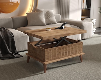 Magic County Extendable Coffee & Dining Table 6 in 1