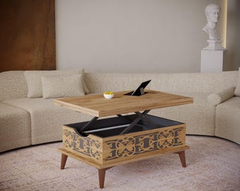 Magic Stone Extendable Coffee & Dining Table 6 in 1