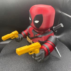 3D Printed Deadpool figure