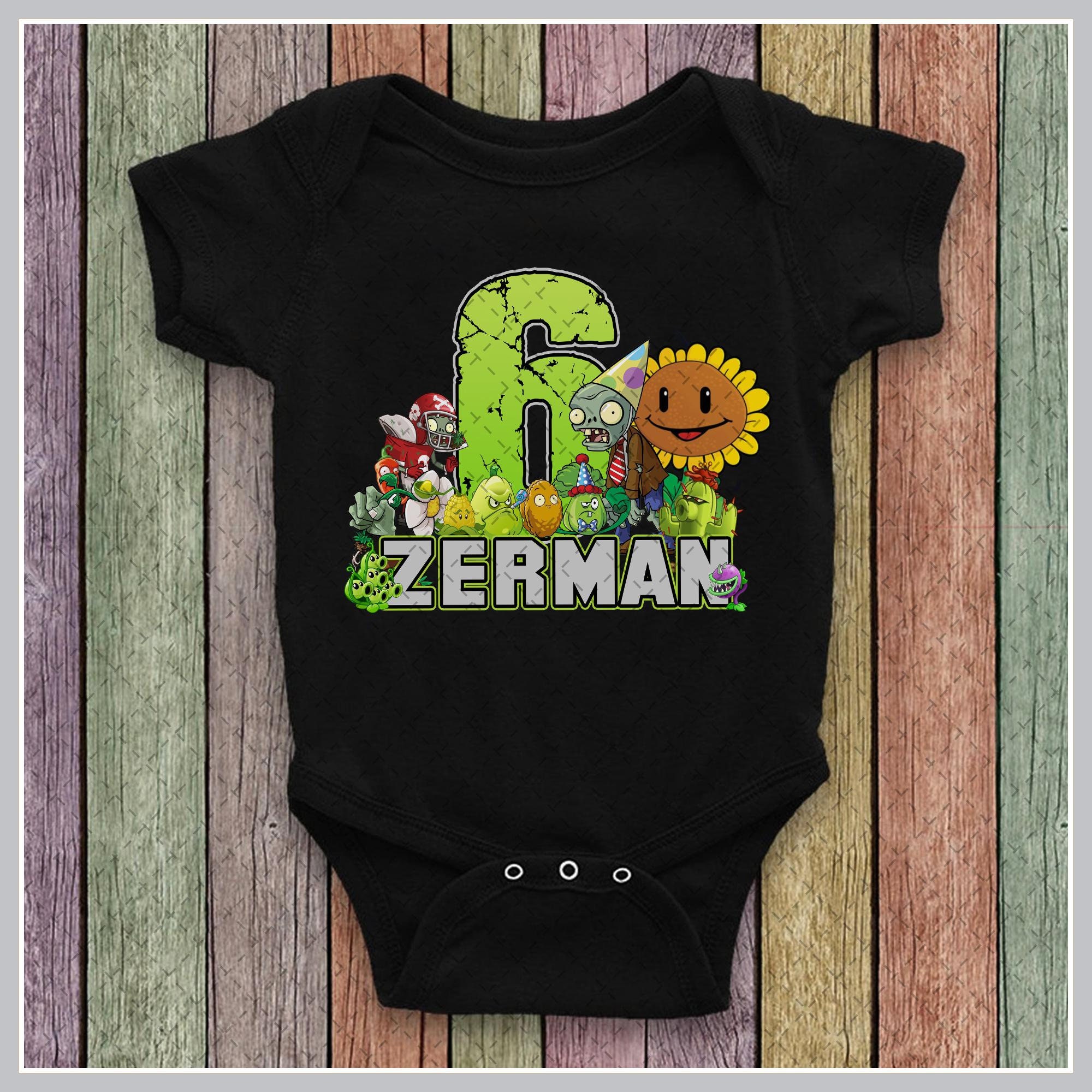 Discover Plants Vs Zombies Birthday Birthday Customized Shirts