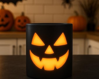 Jack-o-Lantern van kleur veranderende mok - 11oz Halloween-hitte-onthullende beker | Griezelige koffiemok | Koffiekopje pompoen | Mok Halloweenfeest voor de herfst