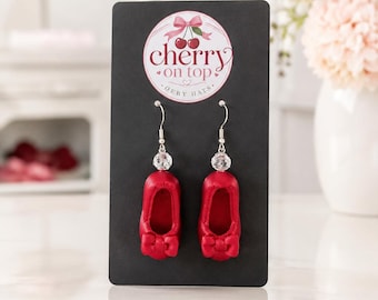 Ruby Slipper Earrings