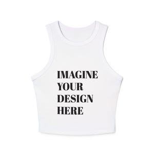 Stylish Women&#39;s Micro Rib Racer Tank Top - Perfect for Summer, Workouts, Gifts, Casual Wear, Everyday Comfort