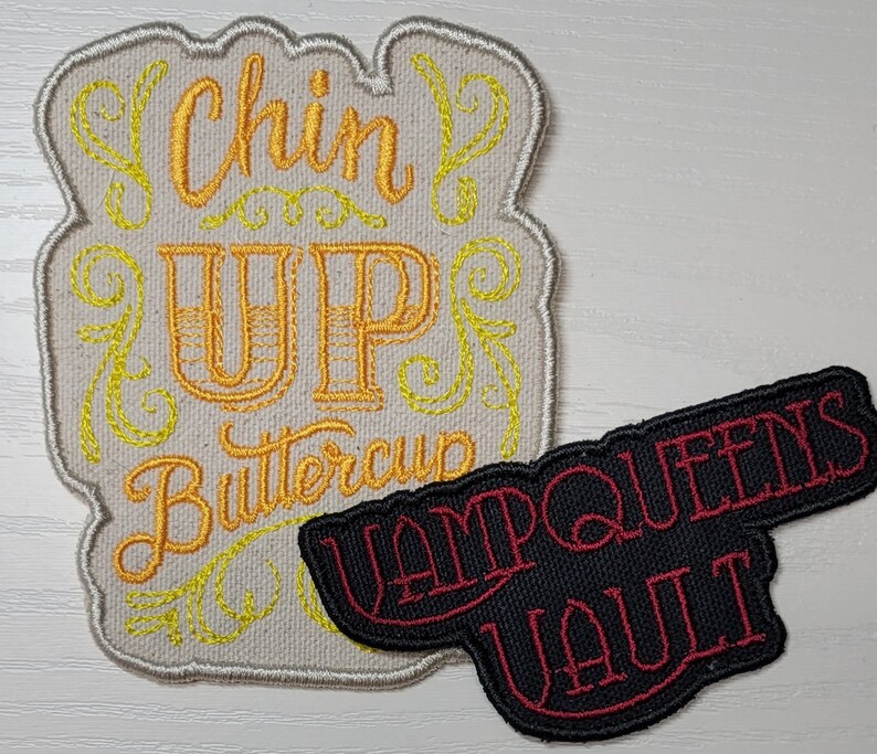 Chin up Buttercup Embroidered Patch - Etsy