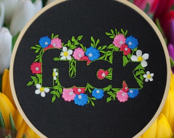 Fuck embroidery art