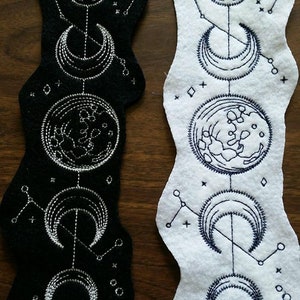 Moon phases patch