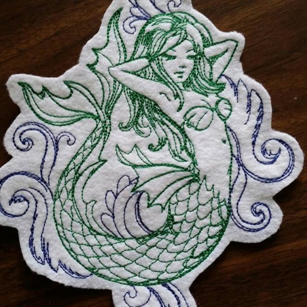 Mermaid Patch,ocean,iron on,