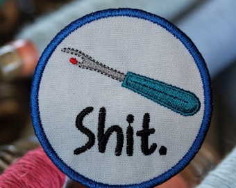 Seamripper Embroidered Patch - Funny Sewing Gift