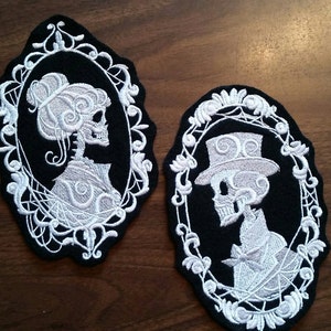 Skeleton Cameo patch,