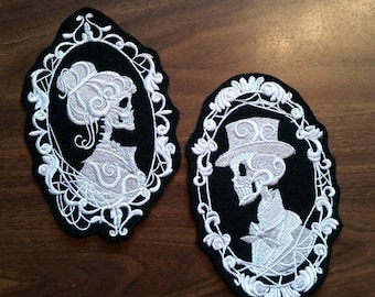 Skeleton Cameo patch,