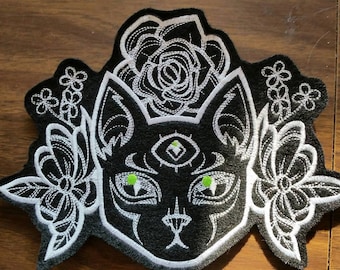 Cat patch,3 eyed cat