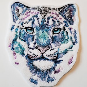 Snow leopard patch