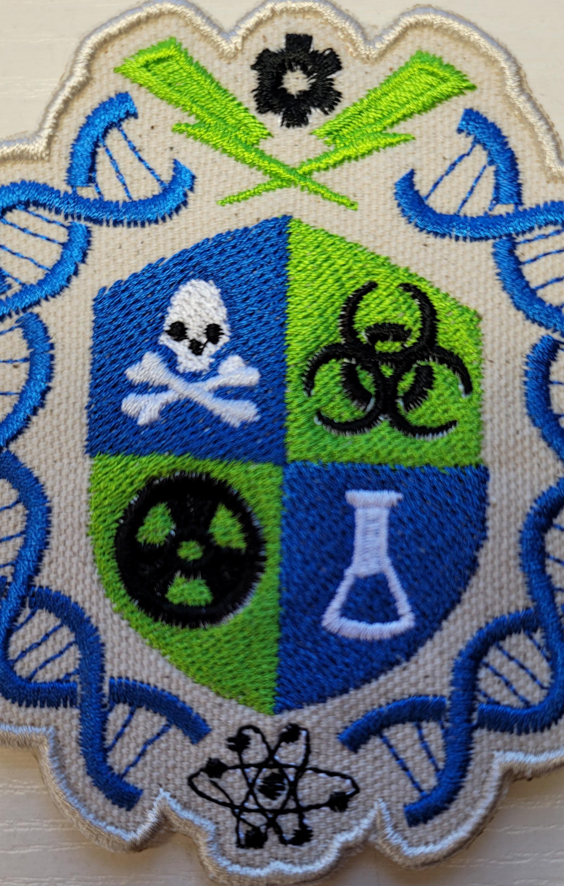 Science Patch Embroidered Patch - Etsy