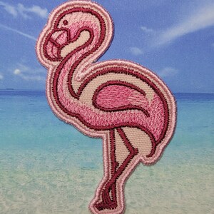 Pink flamingo patch