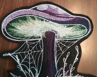 Mushroom patch, embroidered patch