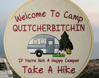 Camp quitcherbitchen art