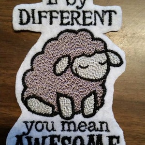 Awesome Patch,black sheep,different