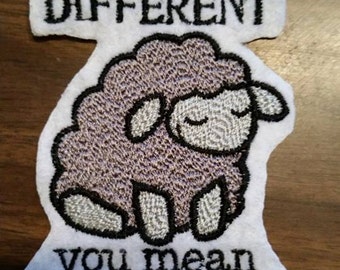 Awesome Patch,black sheep,different