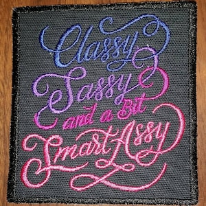 Smart ass patch