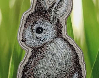 Embroiderd bunny patch