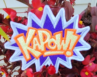 Kapow Patch,comic,super hero