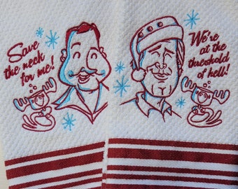 Christmas towels