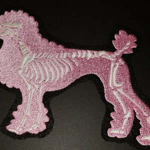 Pink poodle patch