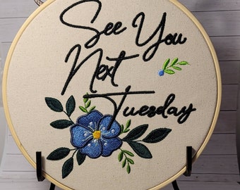See you next Tuesday  art