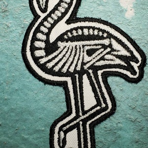 Skeleton flamingo