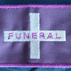 Funeral flag patch