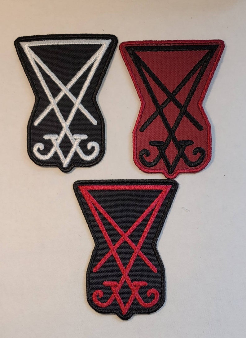 Lucifer Back Patch Lucifer Sigil Patch - Etsy