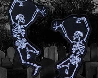 Dancing skeleton patch