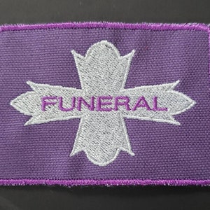 Funeral flag patch